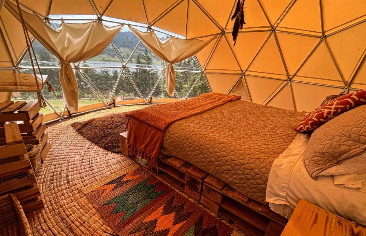 Alma De Campo Glamping - Laguna De سويسكا المظهر الخارجي الصورة