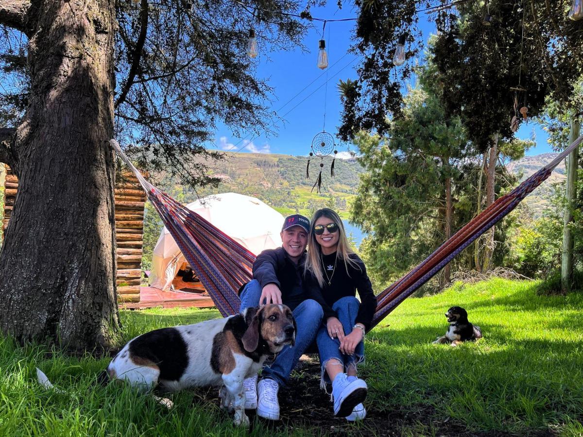 Alma De Campo Glamping - Laguna De سويسكا المظهر الخارجي الصورة