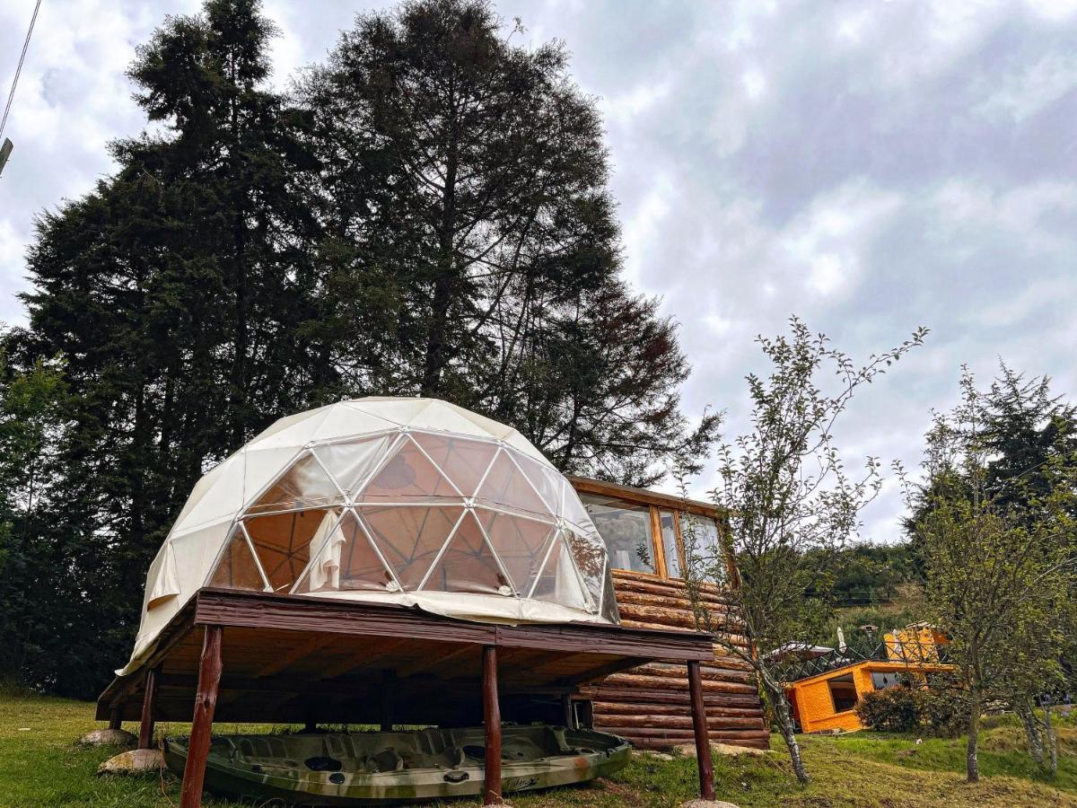 Alma De Campo Glamping - Laguna De سويسكا المظهر الخارجي الصورة